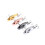 2 pezzi Classify Lure Esca Metallica Bionic Full Layer Triplo Ami Cucchiaio Esche da Pesca per Trota Jigs 8