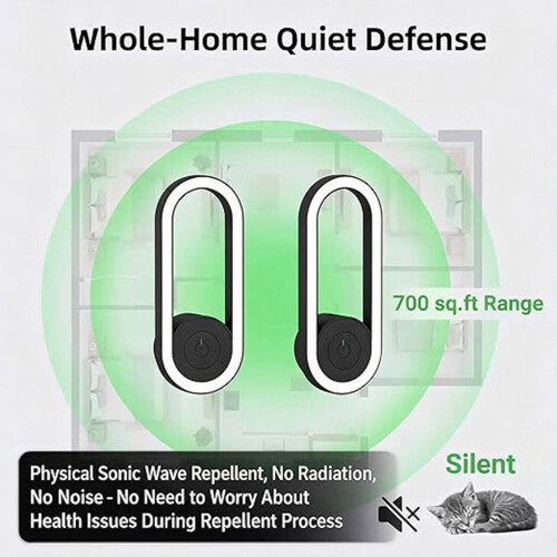 Plug in Light Pawshield Ultrasonic Device Dogs Cats Protection 1