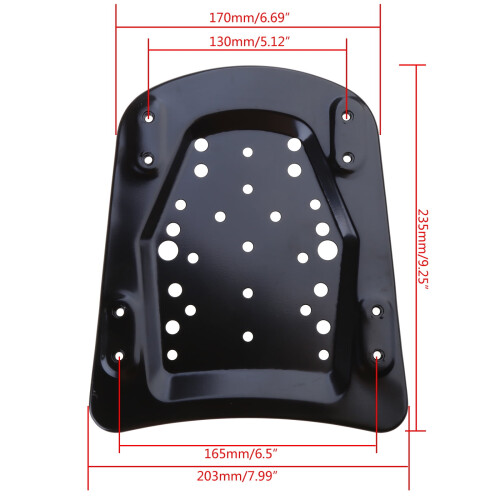 Tail Box Bracket Motorcycle Rear Luggage Rack Metal Trunk Adjustable Fixed Bracket Accessories 2