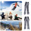 Unisex isolierte Skihose, wasserabweisend, winddicht 2