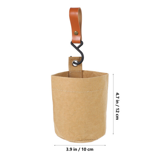 Foldable Car Trash Bin Small Leakproof Storage Container for Vehicle and Truck 1