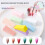 8Pcs Nails Stamping Sponge Set Triangular Designs Soft Nails Sponges For Accurate Gel Application Salons Or Home Use 5