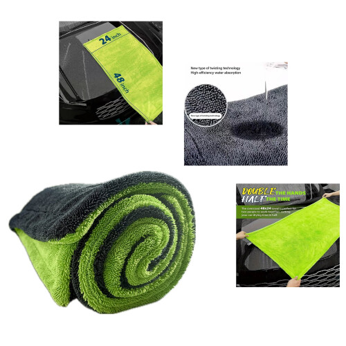 Autodroogdoek van 1400 g/m² microvezel, 60 x 120 cm 1