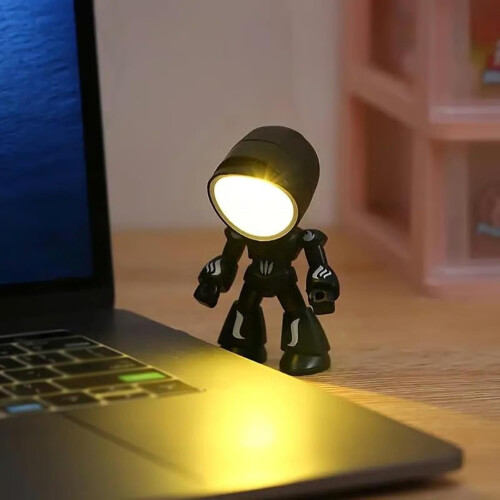 Tacar Solas Boird Róbat Gleoite 2 phíosa Solas Oíche LED 1