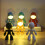 Cute Robot Table Light Set 2PCS LED Night Light 4