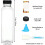 16oz Clear PET Juice Bottles with Lids (36 Pack) 2