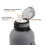 Garrafa de água dobrável de silicone de 2000ml 4