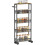 Homcom HOMCOM Rolling Kitchen Trolley, Slim Storage Cart with Metal Frame, Handle 2