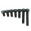 Tornillo de cabeza hexagonal negro, grado 12.9, M2–M8 5