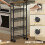 Homcom HOMCOM Rolling Kitchen Trolley, Slim Storage Cart with Metal Frame, Handle 6