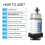 Sistema S3213 de Filtro de SeparaçãO de áGua de CombustíVel NPT de 3/8 Polegadas para Mercury - Motor de Popa MaríTimo 8