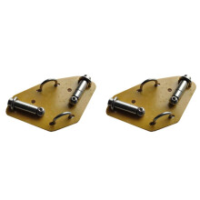 2X Shortwave Lever Positive V Bottom Plate Shortwave Antenna Can Be Connected to Tripod 14-50Mhz(Without Fixing Rod)