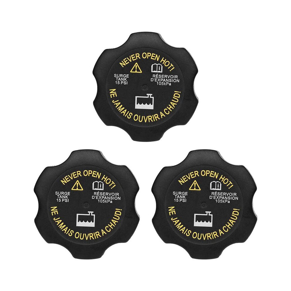 3X Rc98 15075118 Radiator Cap Equipment 15 P.s.i. Radiator Surge Tank Cap For Chevy Silverado Sierra Yukon 6031577679492
