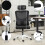 Vinsetto Vinsetto Mesh Office Chair with Adjustable Headrest, Lumbar Support, Black 8