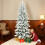 Homcom HOMCOM 6ft Pencil Christmas Tree with Snow, Realistic Tips, Easy Assembly 2