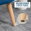 Homcom HOMCOM Double Sofa Foam Padding High Back, Dark Blue 7