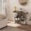 Homcom HOMCOM Industrial Console Table, Hallway Table with Storage Shelves 9