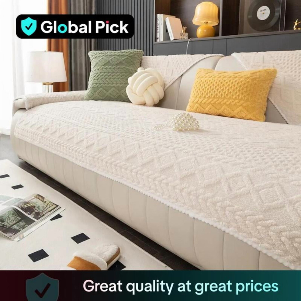 Solid Colour Elastic Sofa Cover â Polyester, Machine