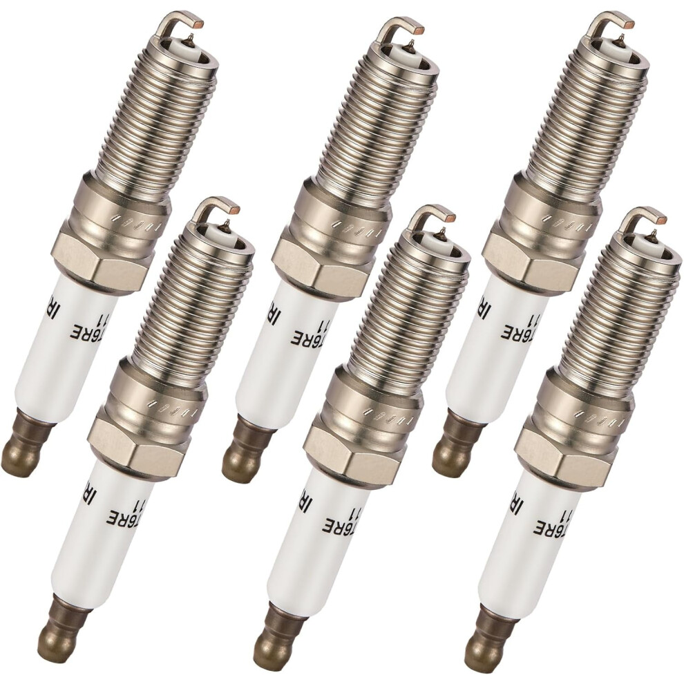 6-Pack Iridium Spark Plugs Compatible With Enclave, Xts, Impala, Camaro, Acadia, Outlook (2.0Lâ6.0L), Replaces 41-109, 12622561, 12681660, Iltr6e11 9496895107107