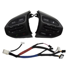 Botón de control del volante para KIA K5 2014 2015, botones multifuncionales de control de crucero montados en el volante - negro