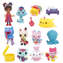 (13pcs SET B) Gabby's Dollhouse Action Figures Set Cute Doll Collection Kids birthday gifts Toy 5-8.5cm SET