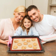 Tapis de cuisson antiadhésif en silicone de qualité supérieure, réutilisable pour pétrir/étaler la pâte, revêtement de four pour macarons et