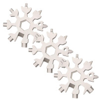 18-in-1 gouden sneeuwvlok multitoolset van 3
