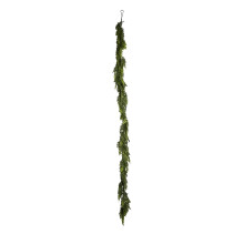 Guirlanda de Natal em rattan artificial macio e natural, com 180 cm de altura e alta densidade, ideal para decoração de interiores e exteriores.