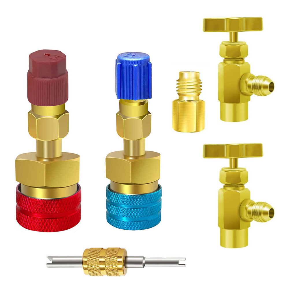 (Set 2) Quick Fitting Coupler Adapter For R1234yf To R134a Conversion - Tool 7312856568751