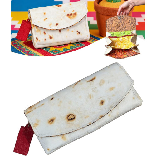 Μεγάλος Οργανωτής Πορτοφολιού Burrito από Δέρμα σε Σχήμα 1 τεμ.