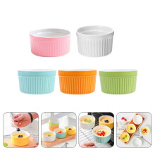 Ceramic Baking Bowls with Smooth Edges for and Versatile Use in Home or Restaurant 4 oz