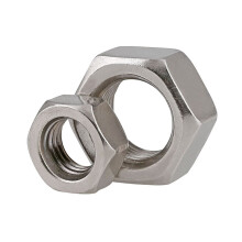 1-20Pcs DIN934 304 Stainless Steel Hex Nut Fine Pitch Thread Hexagon Nut M6 M8 M10 M12 M14 M16 M18 M20 M22 M24