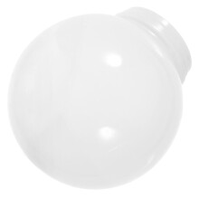 Ensemble de 1 couvercle sphérique en acrylique de rechange pour luminaires extérieurs de porche.