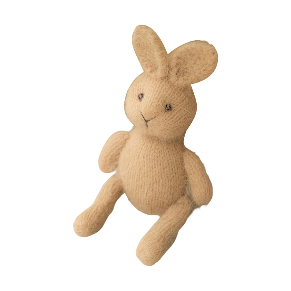 (Type 3) Newborn Photography Props Knitted Bunny Decoration Rabbit Shape 1111710420398