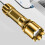 LED Flashlight Aluminum Body USB Rechargeable 500m 2