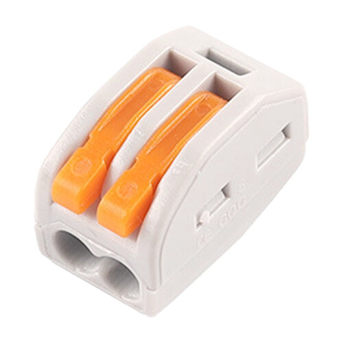 Συνδετήρες αγωγού Compact Lever, Πορτοκαλί ακροδέκτες ηλεκτρικών καλωδίων για 1