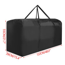 Sac de rangement pour sapin de Noël, double fermeture éclair, 420D imperméable et durable, pour sapins artificiels, couettes, coussins –