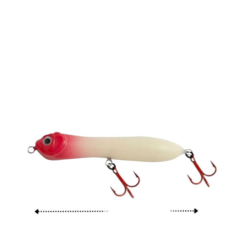 2 Stück Köder Bone Head rote Lures Starke Rassel Fischköder 1