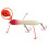 2 Stück Köder Bone Head rote Lures Starke Rassel Fischköder 3