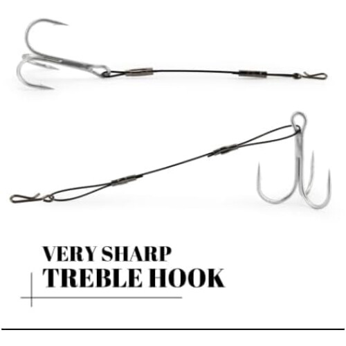 5 τεμάχια Screwball Jig Head Rig με Σαλαγκιά από Ατσάλινο Σύρμα, Σετ Βιδωτών Jig Head Stinger Rig για 2