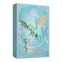 Calendrier de l'Avent Voyage Magique 2025 – Coffret cadeau surprise de 24 jours, 26 x 18,5 cm, idéal pour les cadeaux de Noël et la décoration