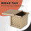 Square Loaf Pan with Lid Toast Mold Bread Pullman Cover Non-Stick Mini Water Cube Box 4