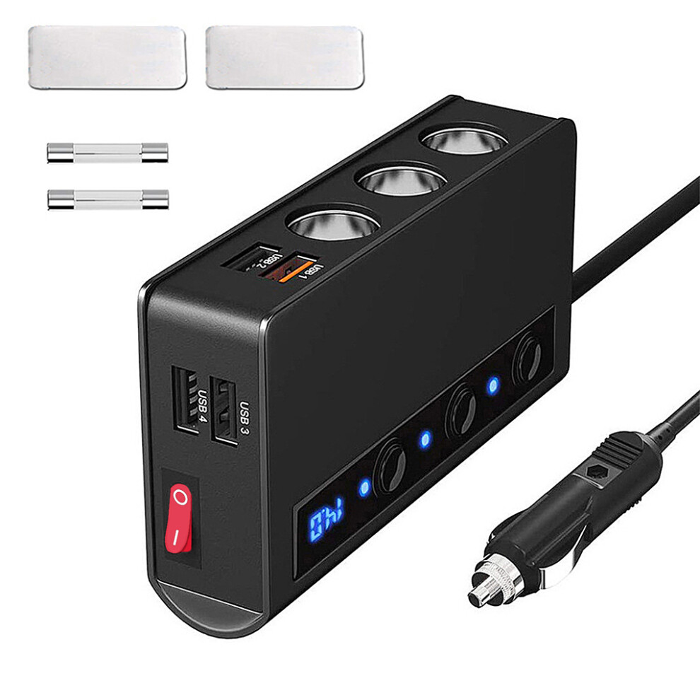 Compatibility With Pd Cigar Lighter Charger High-Efficiency Black 7312856568331