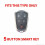 2 θήκες κλειδιών σιλικόνης με 5 κουμπιά για Cadillac XT5/ATS/CT6/XTS/SRX/CTS/Escalade (2016–2017), μαύρο & 3