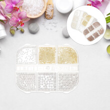 Kit de manicure faça você mesmo: apliques de unha em formato de figuras para unhas decoradas.