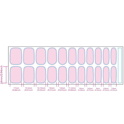 Ensemble complet de 22 autocollants pour ongles en gel 2