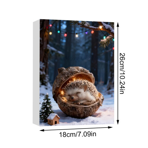 Adventskalender-Ornamente mit 24 Waldtiermotiven 1