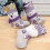 Purple Snowflake Christmas Stocking 18 inches 3