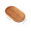Serviertablett aus Holz, hellbraun, 20 x 11,8 cm 2