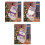 1/3 τεμάχια Μωβ Χιονονιφάδες Χριστουγεννιάτικες Κάλτσες με Γκλίτερ, 6